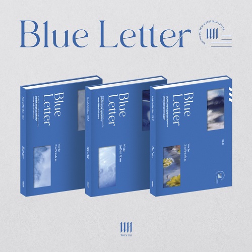 [Set] Wonho - Blue letter (2ND mini album) (VER.I + VER.Ⅱ + VER.Ⅲ)