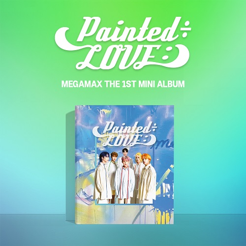 MEGAMAX - Mini 1st Album Painted÷LOVE:) (Blue ver.)