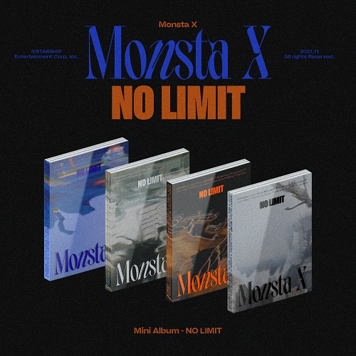 [Set] MONSTA X - NO LIMIT [Mini10 album][VER.1+2+3+4]