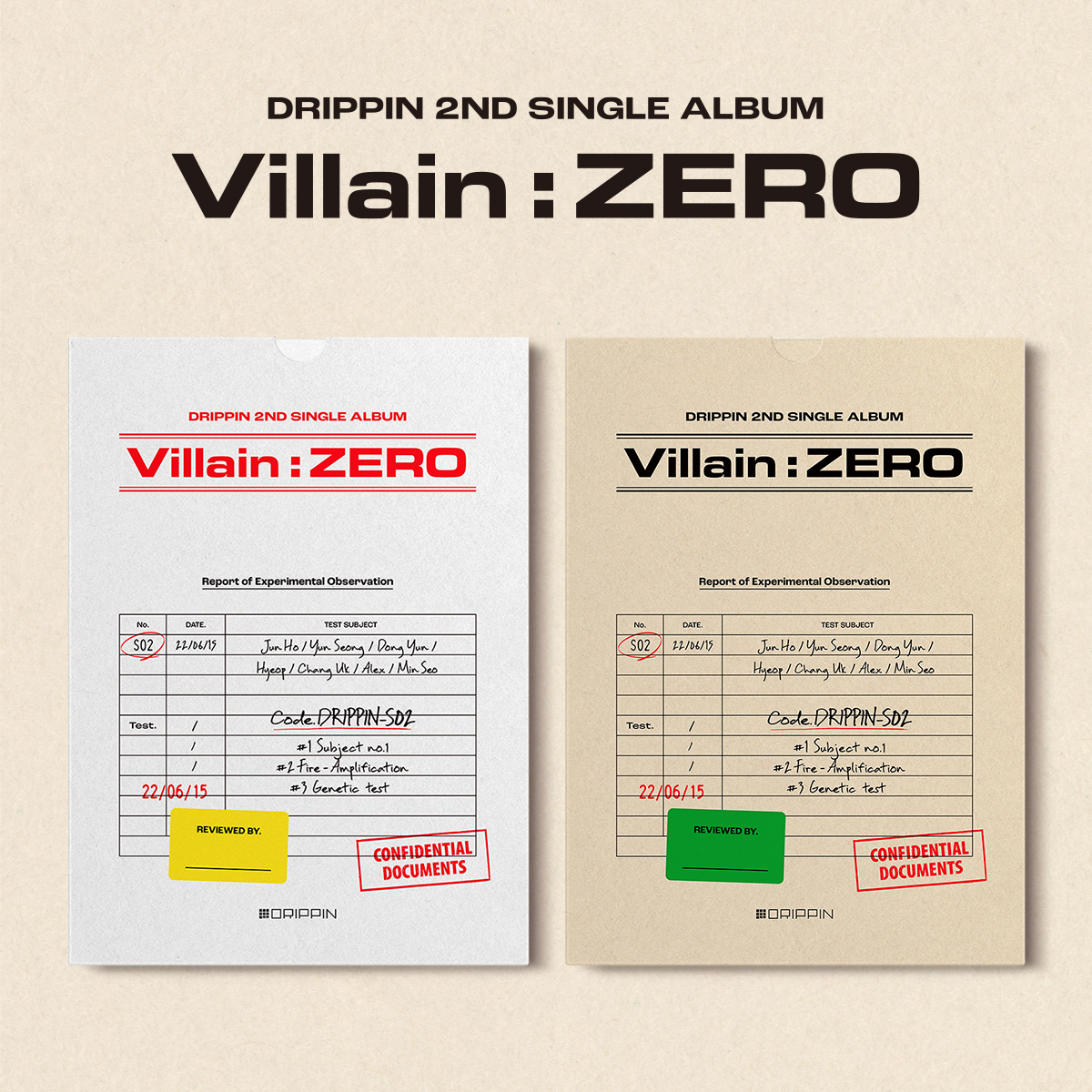 [Set] Dripin single 2nd album [Villain : ZERO]