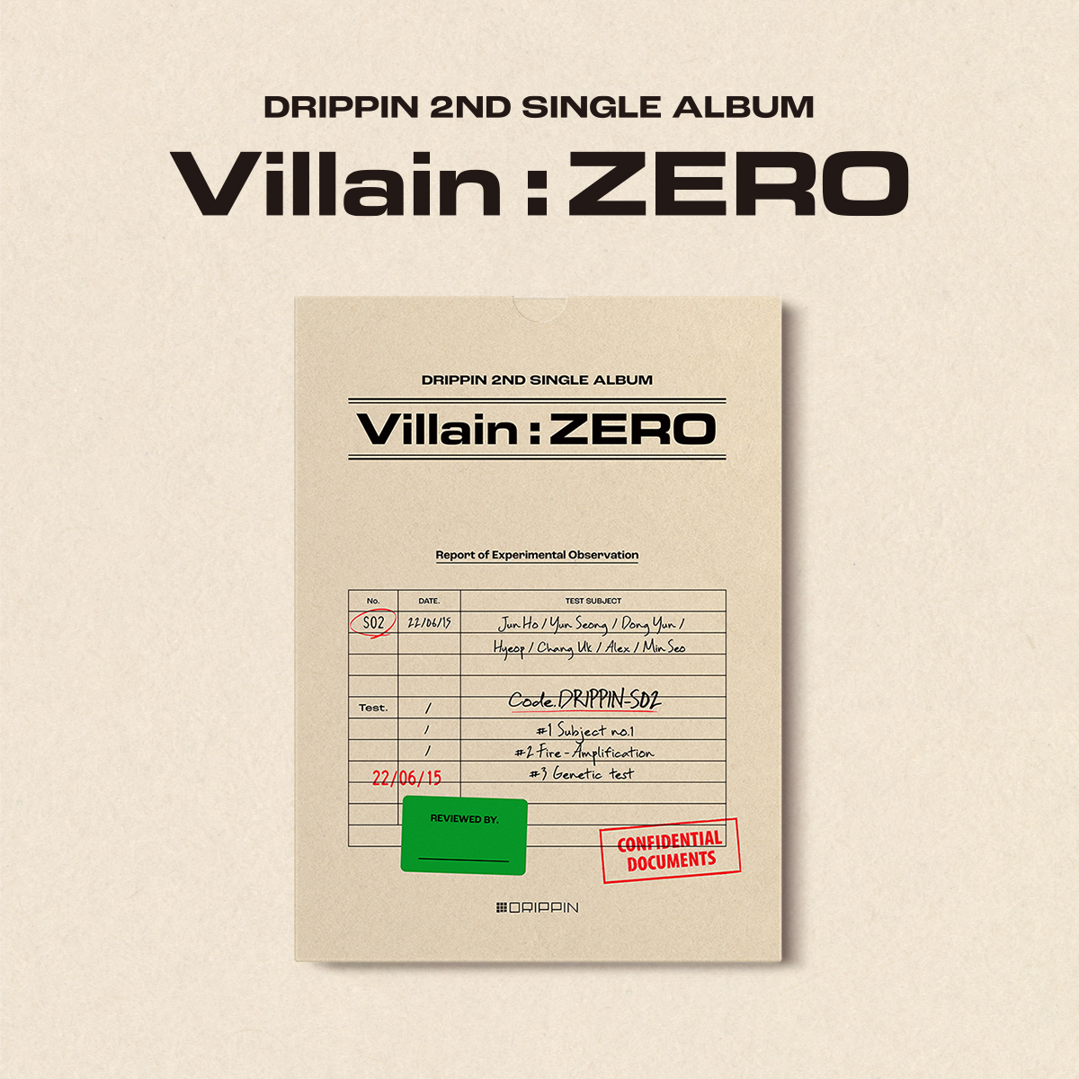 Dripin single 2nd album [Villain : ZERO][B ver.]