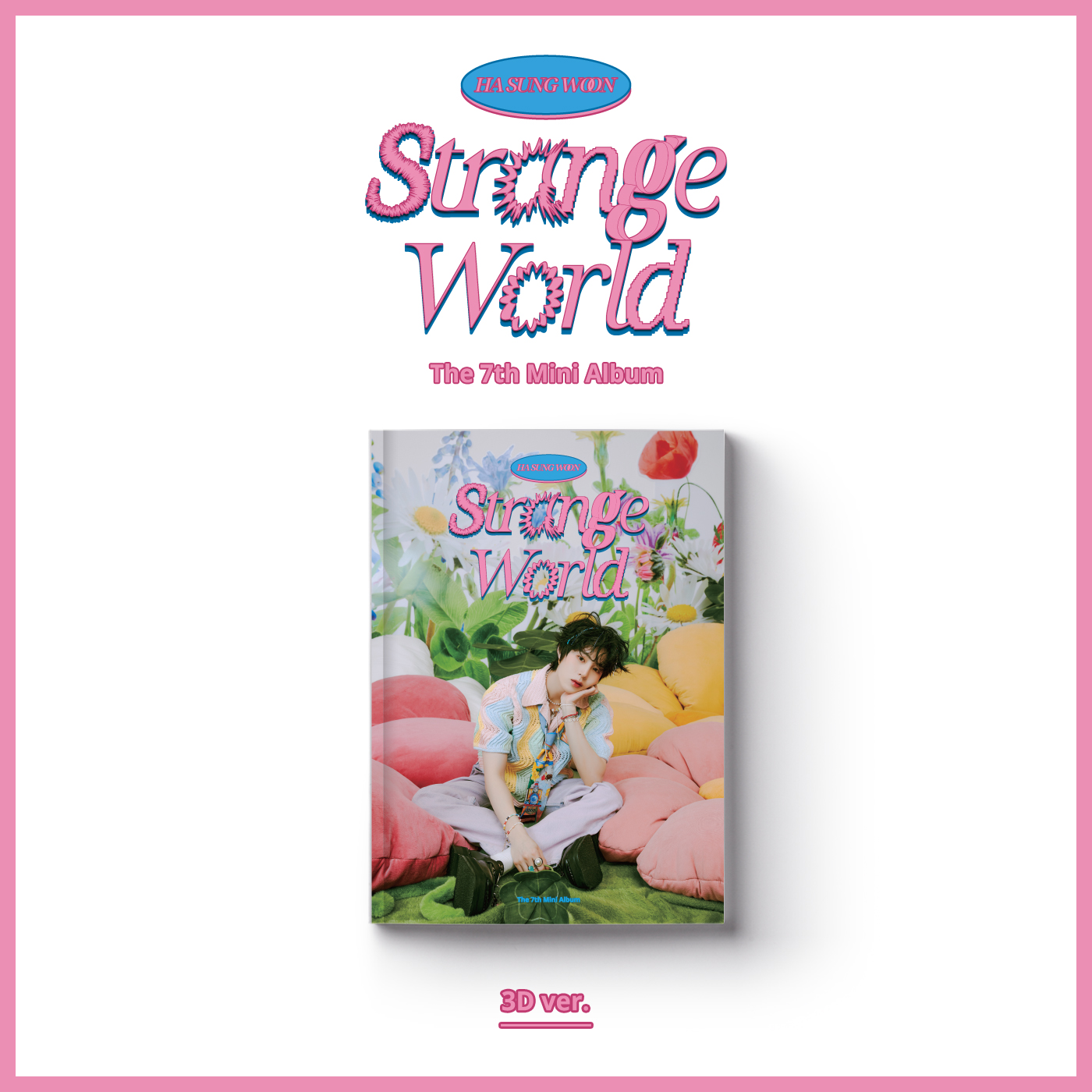 Ha Sungwoon Mini 7th Album Strange World [Photobook] (3D ver.)