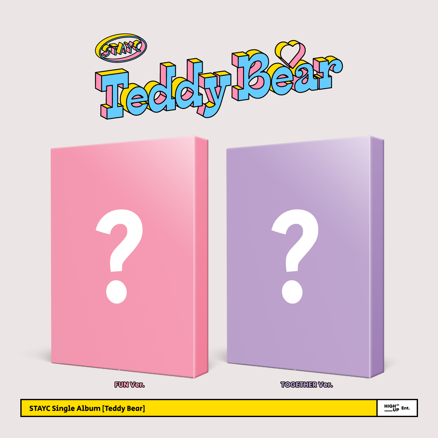 STAYC - 4th single album: Teddy Bear [2 types, 1 medium random]