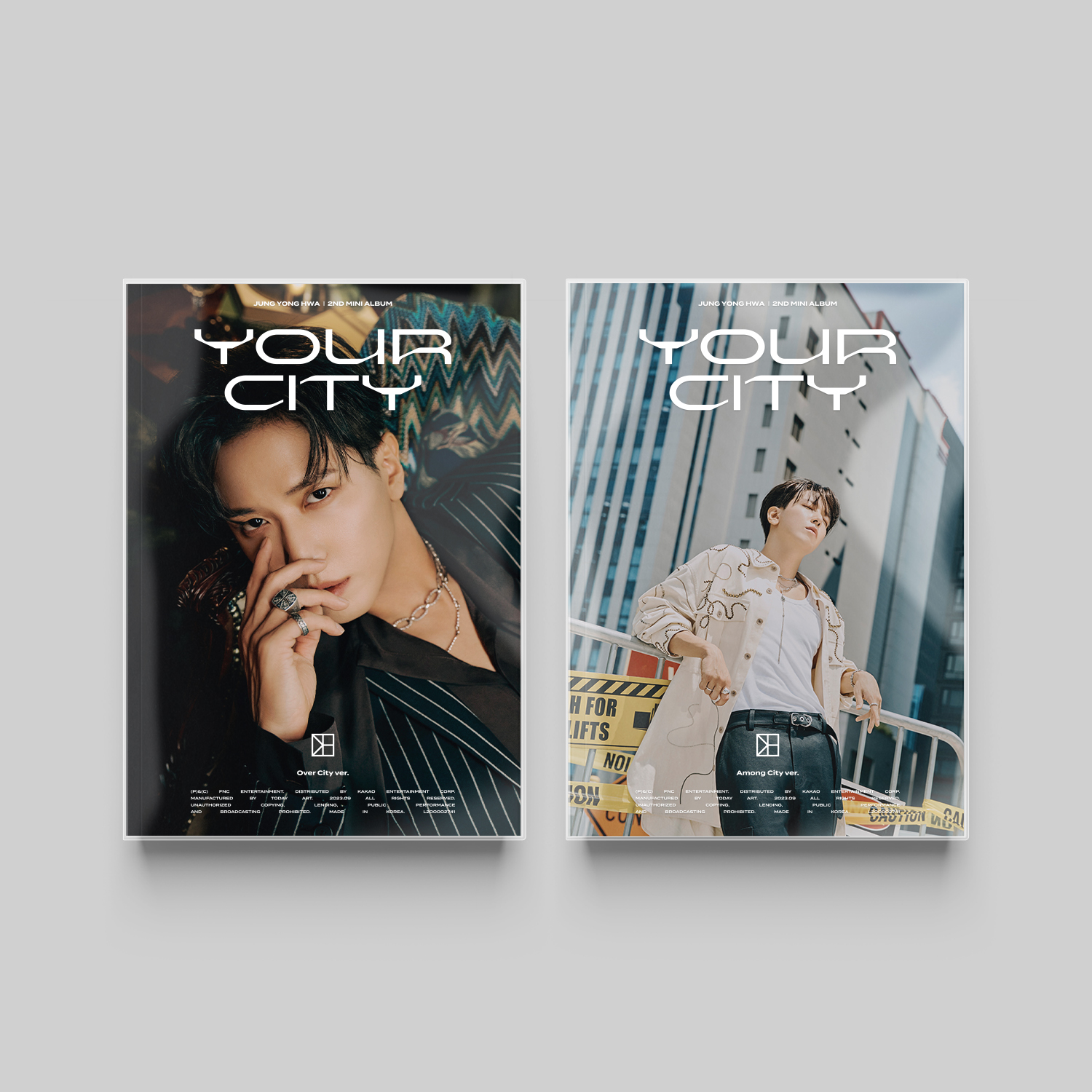 [Set] Jung Yonghwa Mini 2nd Album [YOUR CITY] (Over City ver. / Among City ver.)