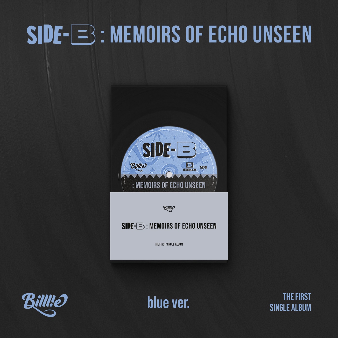 Billlie (Billie) single 1st album [side-B: memoirs of echo unseen] (blue ver.)