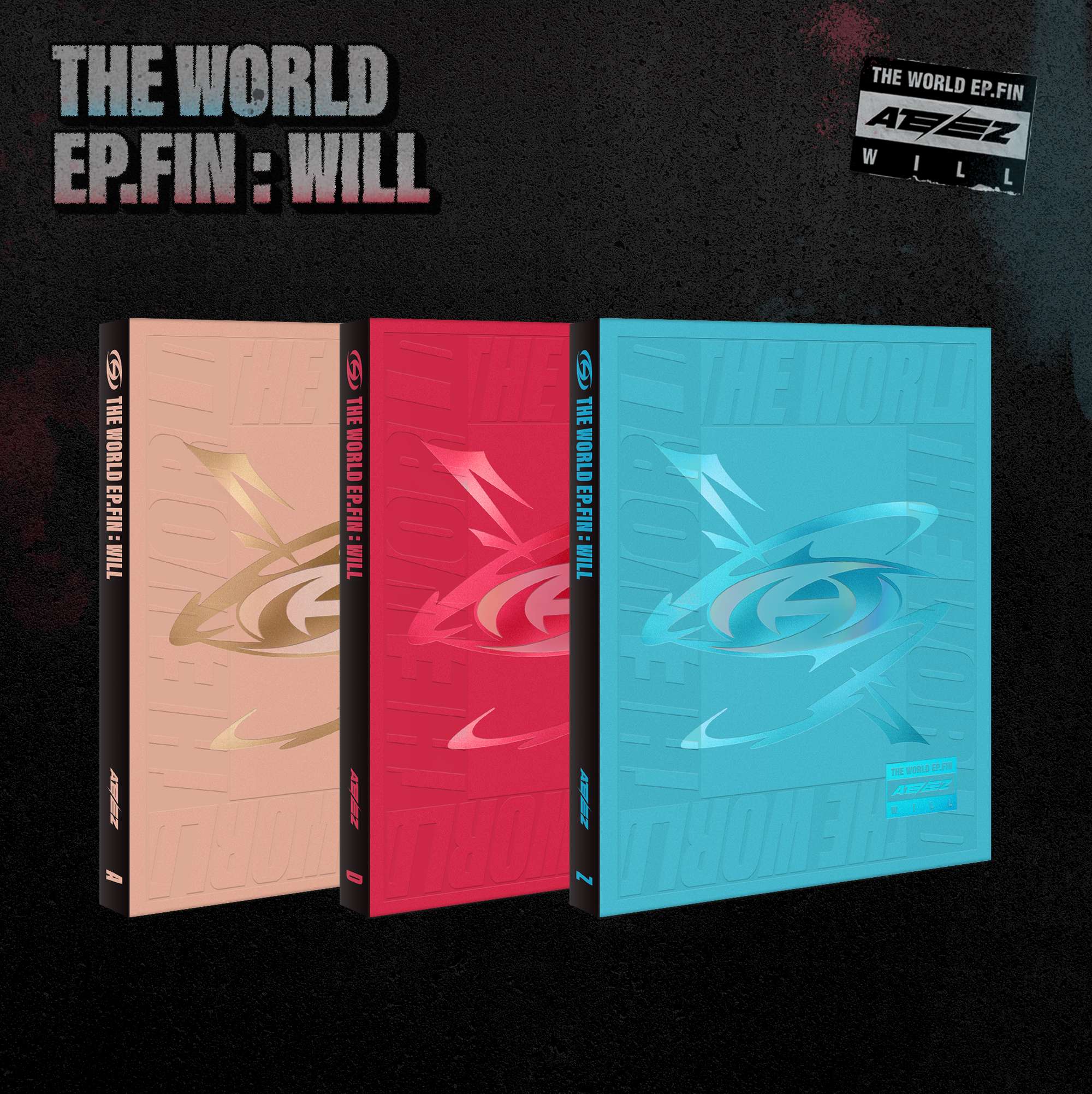 [Set] ATEEZ - [THE WORLD EP.FIN : WILL] (A + DIARY + Z VER)