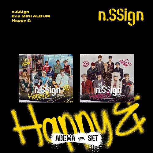 [Set]n.SSign - Mini 2nd Album [Happy &] (ABEMA #1+ABEMA #2 ver.)