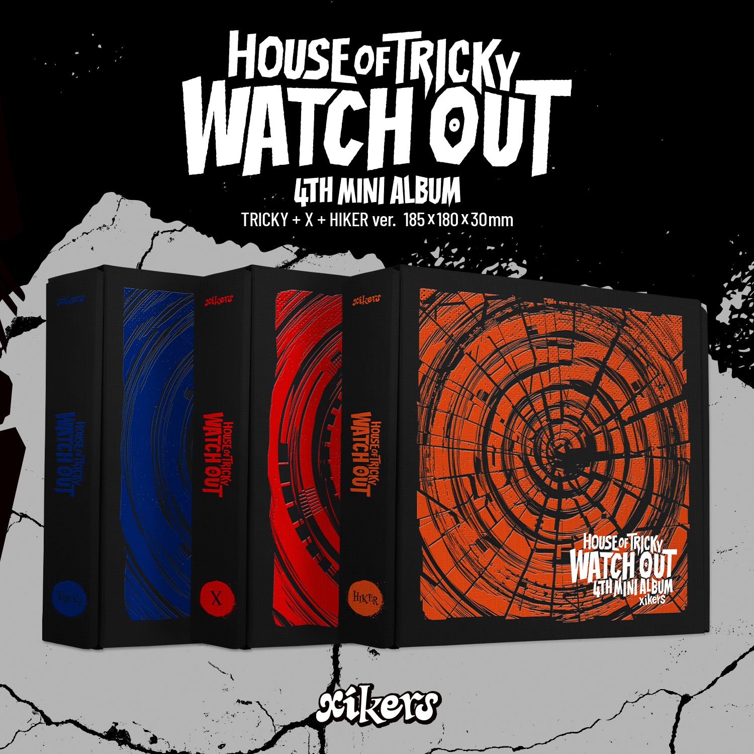 [3-piece set]xikers - Mini 4th Album [HOUSE OF TRICKY : WATCH OUT]