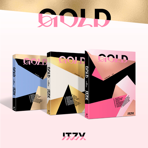 [Set of 3] ITZY - [GOLD] STANDARD VER. (Regular Edition)