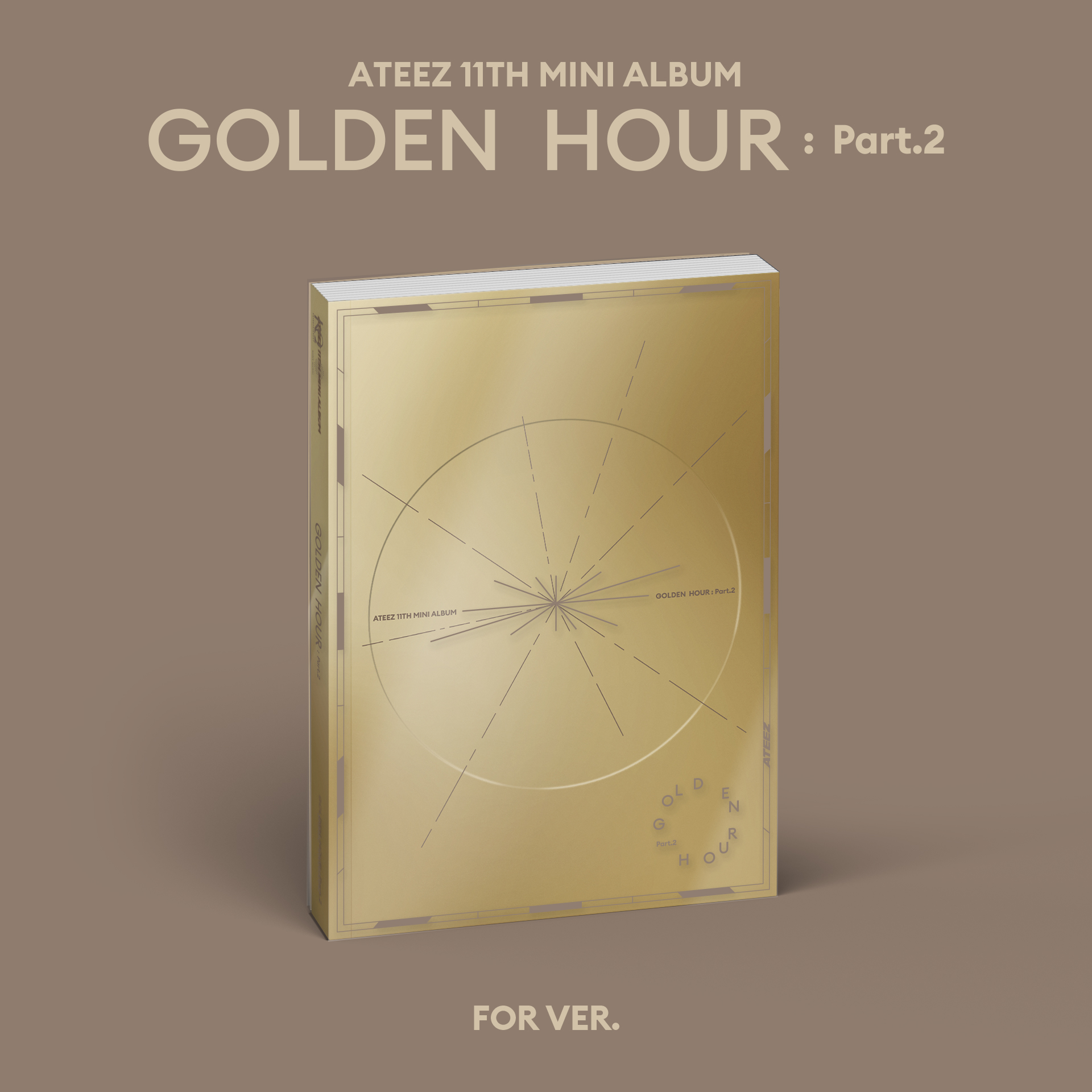 ATEEZ - 11th Mini Album [GOLDEN HOUR : Part.2] (For Ver)