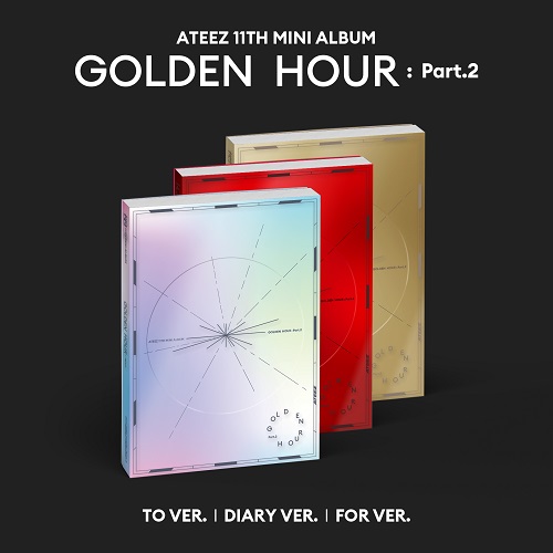 [3-piece set]ATEEZ - 11th Mini Album [GOLDEN HOUR : Part.2]